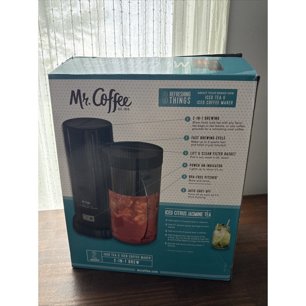 Mr. Coffee TM1 2qt. Iced Tea & Iced Coffee Maker - Black - Picture 2 of 3